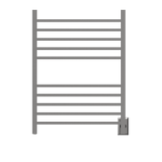 Amba Radiant Square Hybrid Plug-In/Hardwired Heated Towel Rack