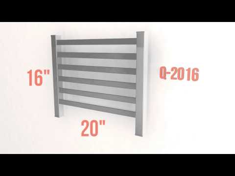 Amba Quadro Q-2042 Heated Towel Rack