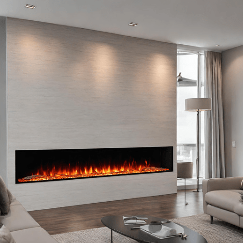 60-inch In Wall Electric Fireplace (2) - Universe of Comfort - Universe of Comfort