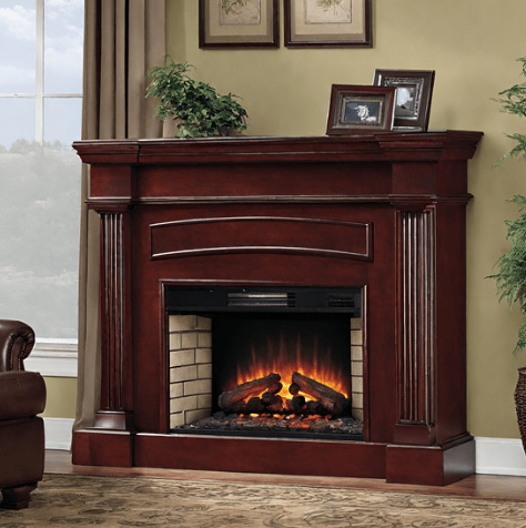 Electric Fireplace Mantel Package in Oak Finish (2) - Universe of Comfort - Universe of Comfort