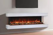 ModernFlames - Landscape PRO Multi-Sided Built-In Electric Fireplace 44" - 96"- Most Versatile Design -(11.5" DEEP) Powerful 10K BTU Heater - Universe of Comfort - Universe of Comfort
