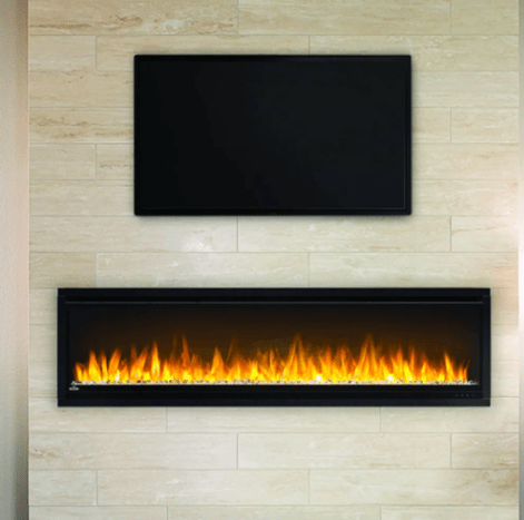Napoleon 60-In Alluravision Slim Wall Mount Electric Fireplace - NEFL60CHS - Universe of Comfort - Universe of Comfort